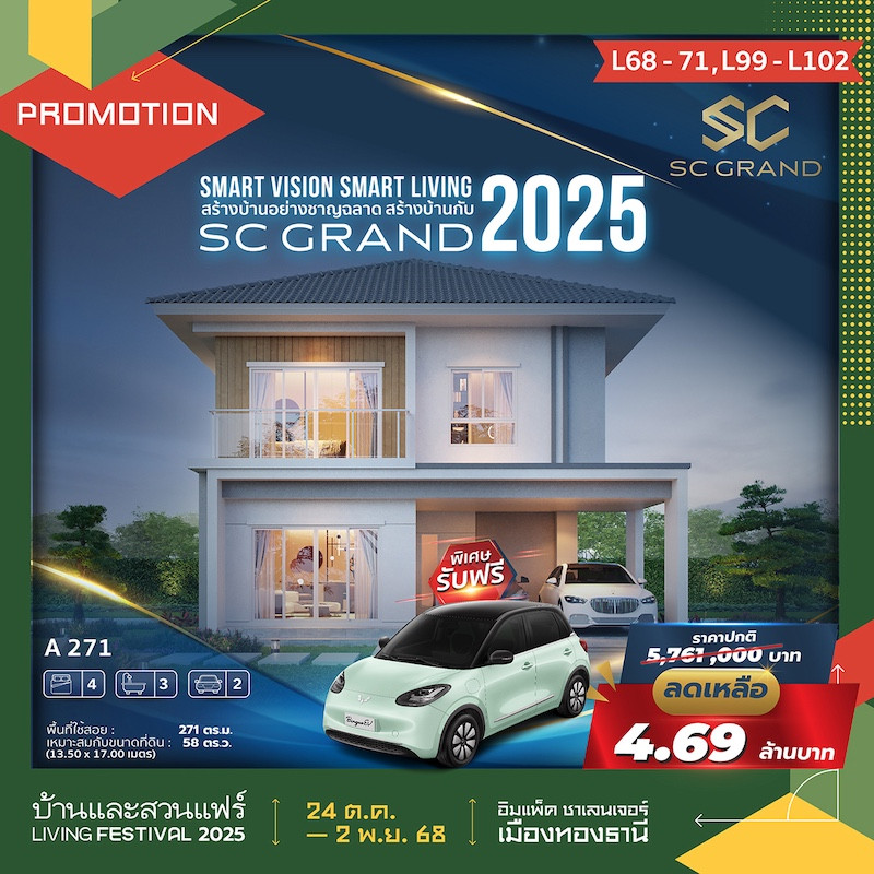 SC GRAND บ้านราคาพิเศษ