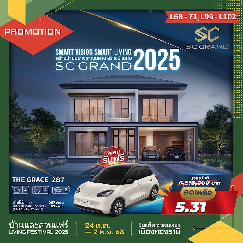 SC GRAND บ้านราคาพิเศษ
