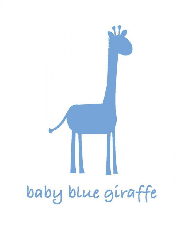 Baby Blue Giraffe & Rosie P.